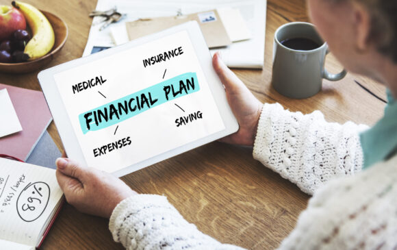 Financial Plan Retirement Investment Diagram Concept